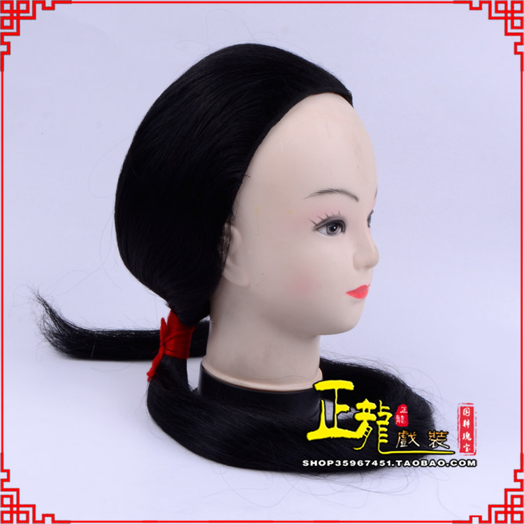 红安古装影视演出头套花旦假发 真发古装发