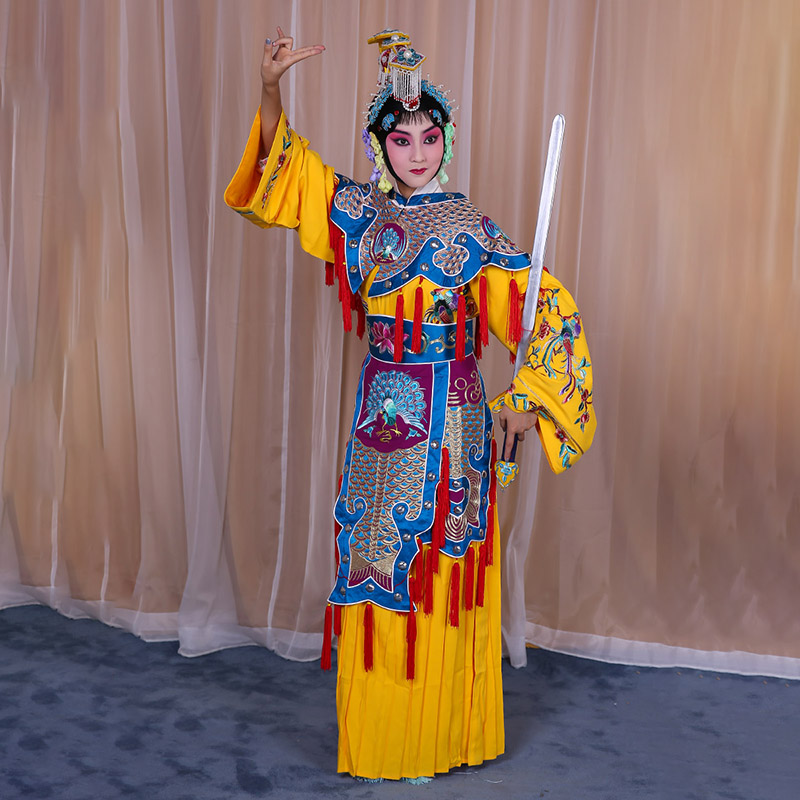 红安霸王别姬虞姬服 软绉别姬服