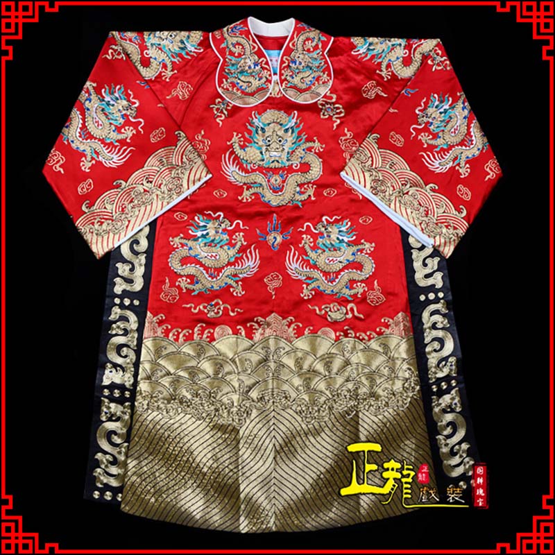 红安皇帝蟒袍全金八宝团龙蟒
